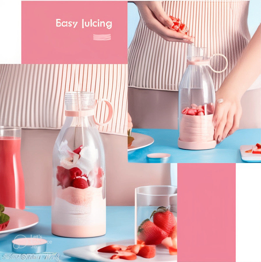 JuicePop™ – Mini USB Rechargeable Fruit Juicer Blender